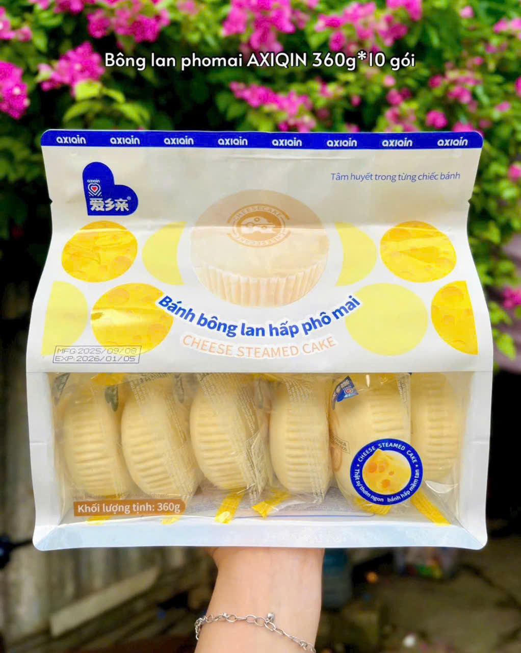 Bánh bông lan phô mai Nhật Bản